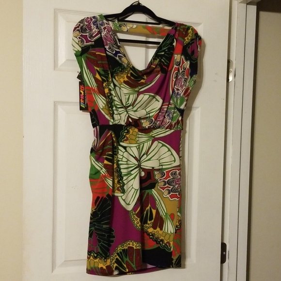 Alfani Petite Patterned Mini Dress - Picture 3 of 3